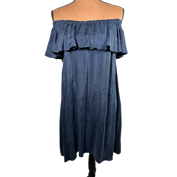Second Female Dress Size XS Blue Off Shoulder - Picture 2 of 5